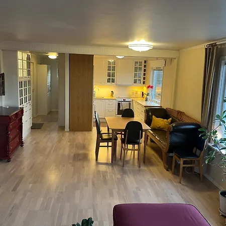 Lejlighed Cozy With A Fireplace, Well Connected To Bus, Quiet And View Over The Fjord Trondheim